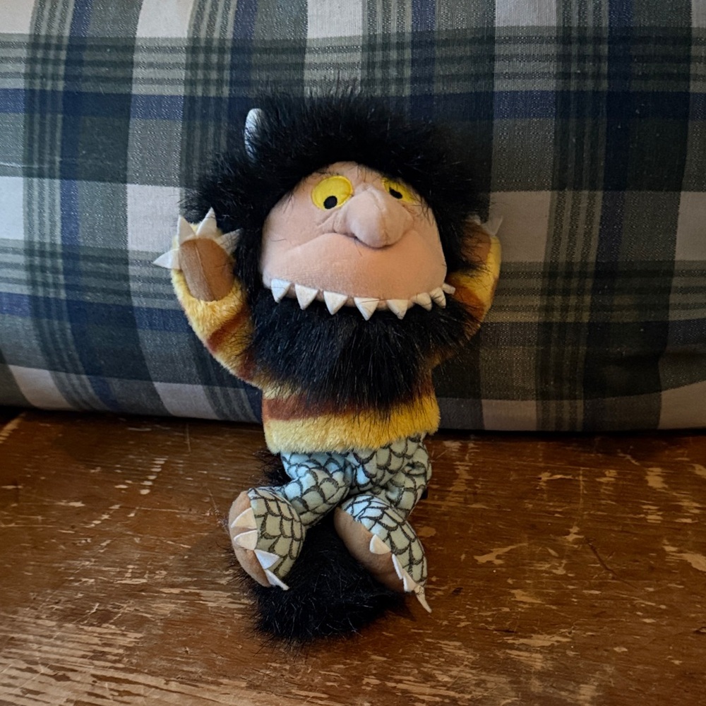 Vintage Where The Wild Things Are Moishe 10” Plush Maurice Sendak 1998